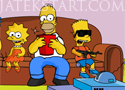 Simpsons Bart Rampage puszíts a főhőssel