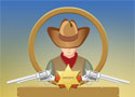Young Sheriff felülnézetes indiános lövöldözős játékok