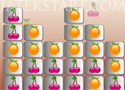 Nature Fruits Match the Tiles blokkbontó játék gyümölcsökkel