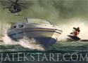 Speedboat Shooting védd meg a csónak utasait